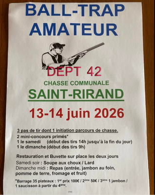 Ball-Trap Amateur - Chasse Communale Saint-Rirand