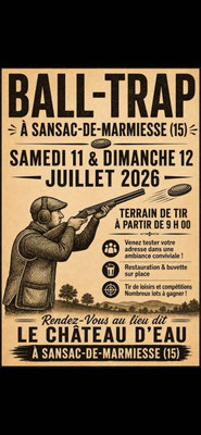 Ball-Trap à Sansac-de-Marmiesse