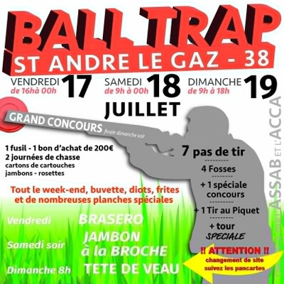 Ball Trap St André le Gaz - ASSAB et l'ACCA