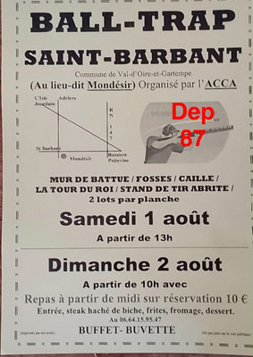 Ball-Trap Saint-Barbant - ACCA