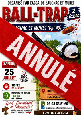 Ball-Trap organisé par l'ACCA de Saugnac et Muret