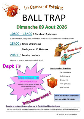 Le Causse d'Estaing - Ball Trap