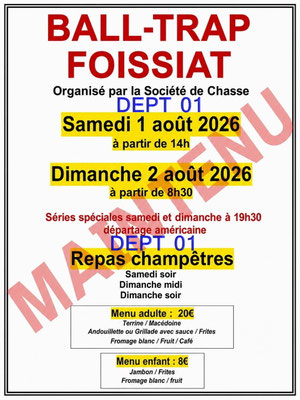 Ball-Trap Foissiat - Société de Chasse