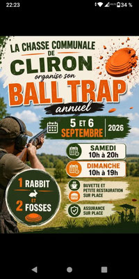 La Chasse Communale de Cliron - Ball Trap Annuel