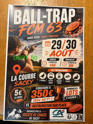 Ball-Trap FCM 63 - Société de Chasse de Sacey