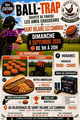 Ball-Trap - Société de Chasse Les Amis Chasseurs de Saint Hilaire Lez Cambrai