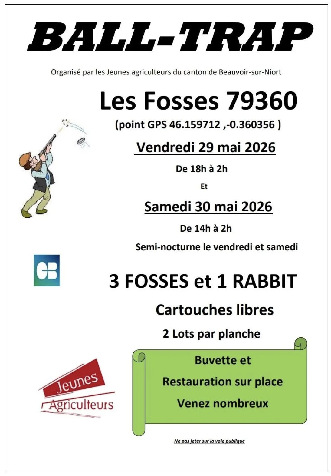 Ball-Trap Les Fosses - Beauvoir-sur-Niort