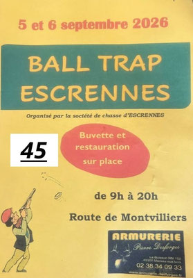 Ball Trap Escrennes - Société de chasse d'Escrennes