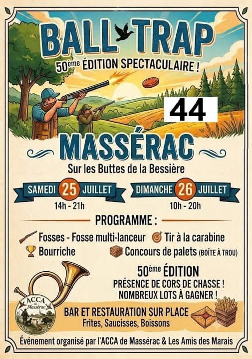 Ball-trap de Massérac – 50e édition