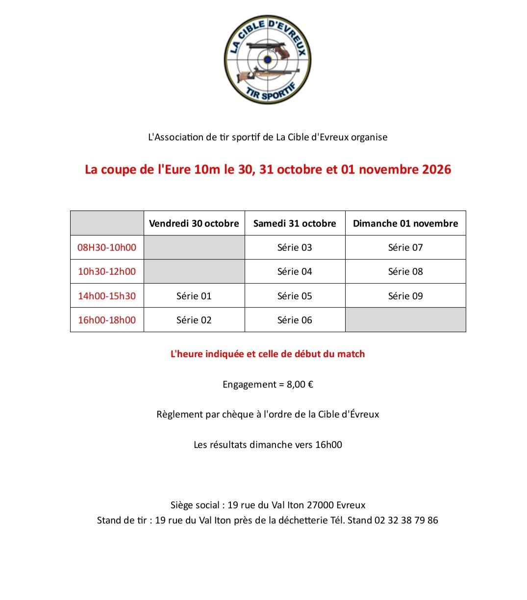 Coupe de l'Eure 10 m