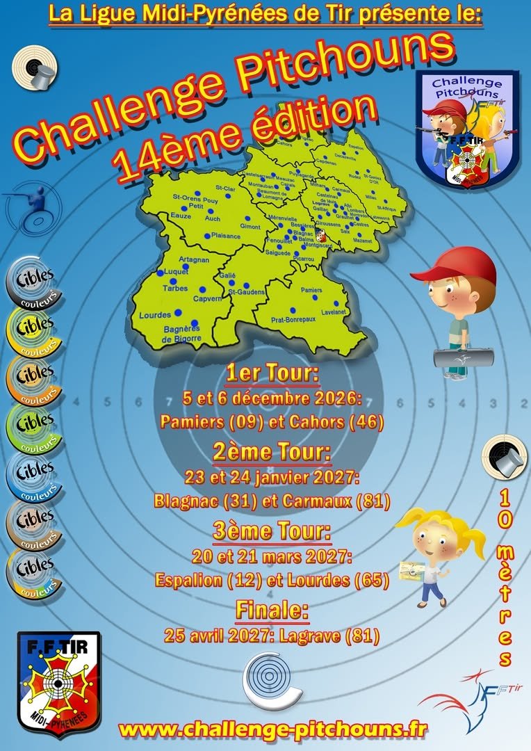 Challenge Pitchouns Midi-Pyrénées – 3ème tour à Lourdes