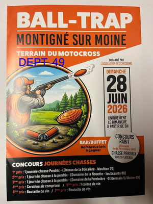 Ball-Trap Montigné sur Moine - Association des Chasseurs